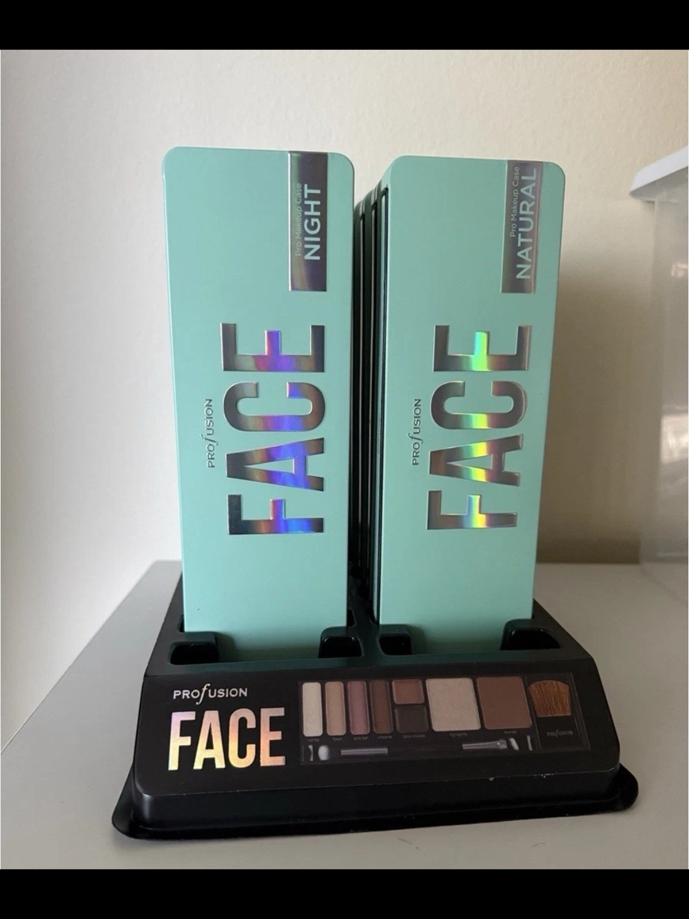 Profusion Cosmetics Face Palette - Natural & Night Shades (Mint Packaging)